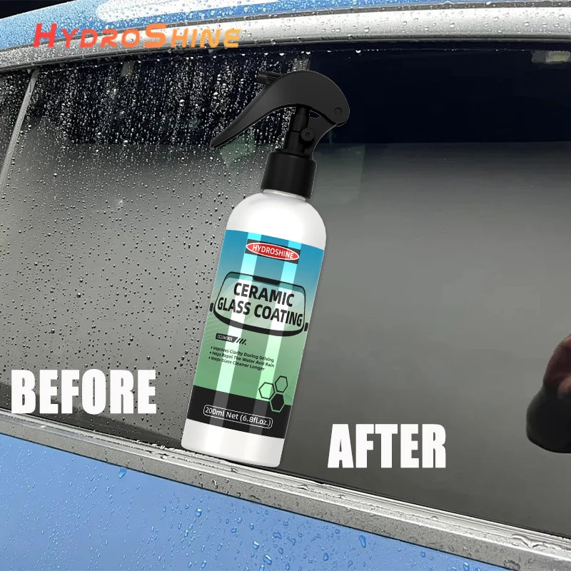 Hydroshine Ceramic Glass Coating Nano Crystal Coating Windows Polishing Liquid Glass Plated Crystal Hydrophobic Dustproof Agent