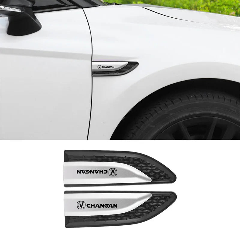 Car Front Side Fender Grille Sticker ABS Trim For Changan CX70 CS55 CS75 Plus CS35 CS95 Filter Bunper CS15 Alsvin car Accessorie