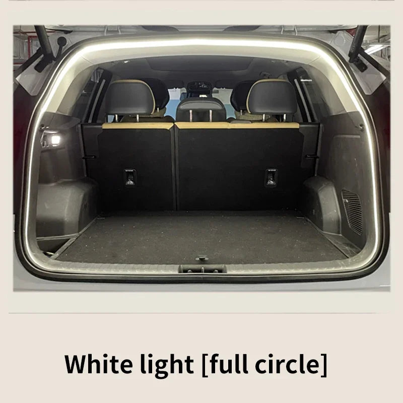 Car High Brightness Trunk Lighting Ambient Light Interior Decoration Led Wireless Automatic Sensing Tailgate Light Strip