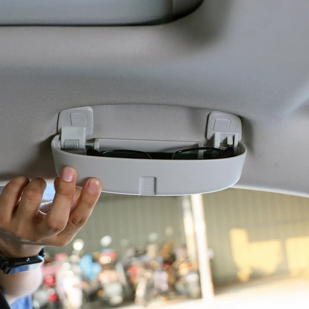 Car Sunglasses Holder for Volkswagen VW Tiguan 2017 2018 Passat B8 Touran 2016 2017 Eyeglasses Glasses Storage Box Case  Acc.