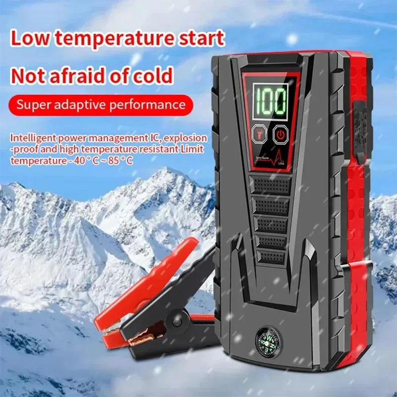 2025 New 99800mAh 5000A Car Jump Starter | 12V for Petrol/Diesel | Power Bank /Smart Protection