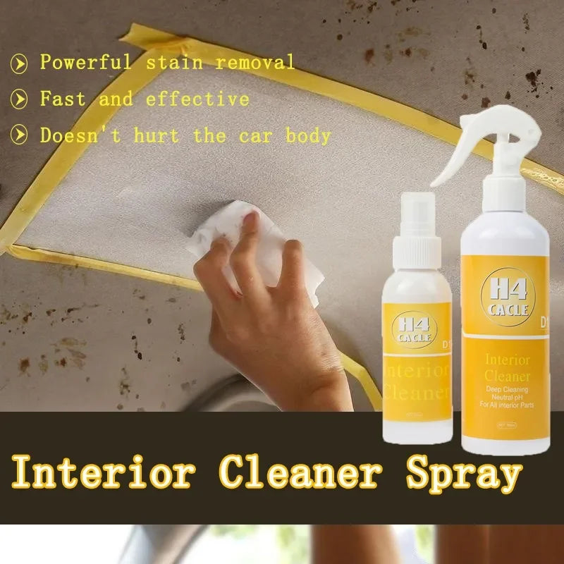 H4Cacle Multifunctional car upholstery cleaner car upholstery seat waterless wash powerful de-greasing cleaner universal