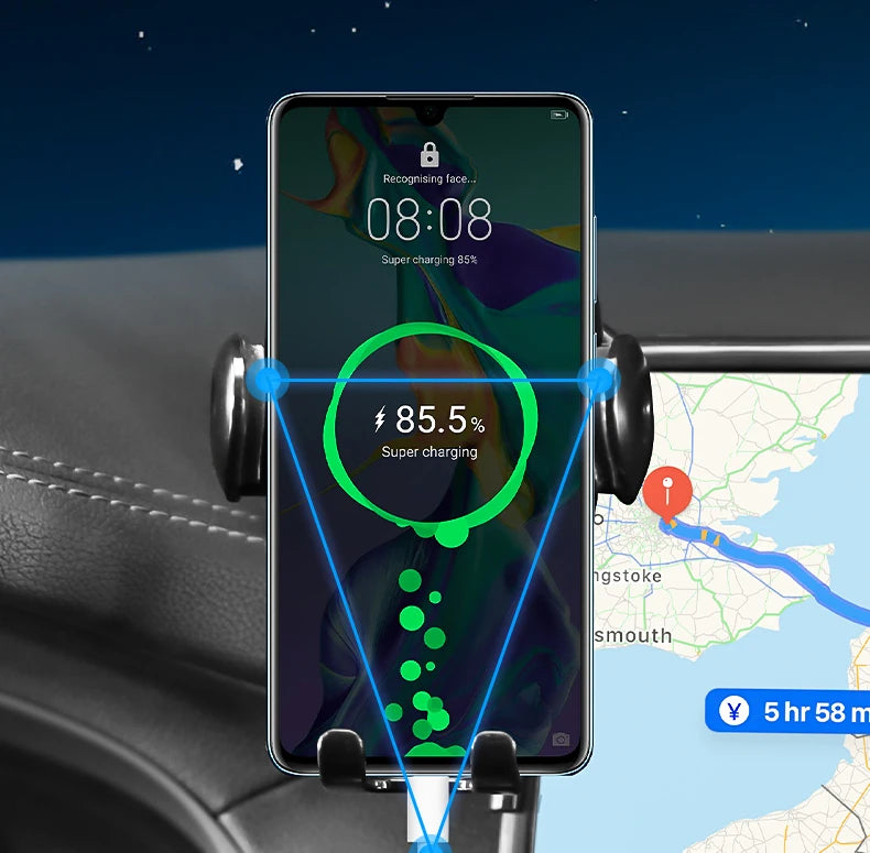 Car Tablet Holder For Zeekr 001 2024 15.05-inch Central Control Screen Fixed Base Wireless Charging Phone Mount Car Accessories