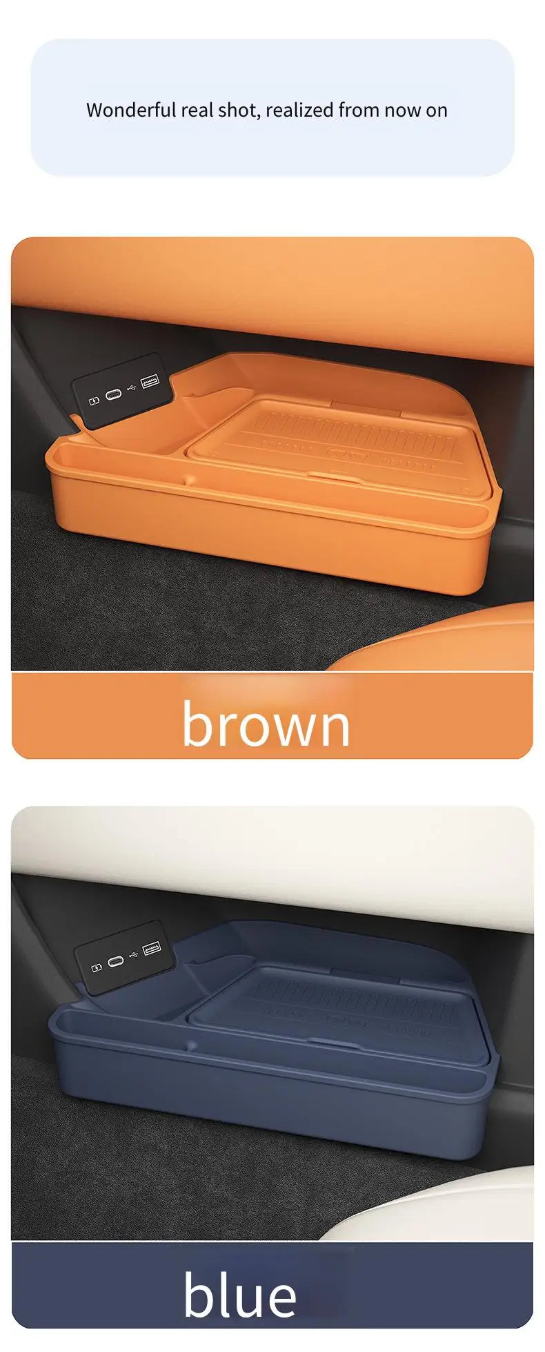 Suitable for 2026 Tank 500 central control lower storage box, glasses storage box, car interior accessories modification