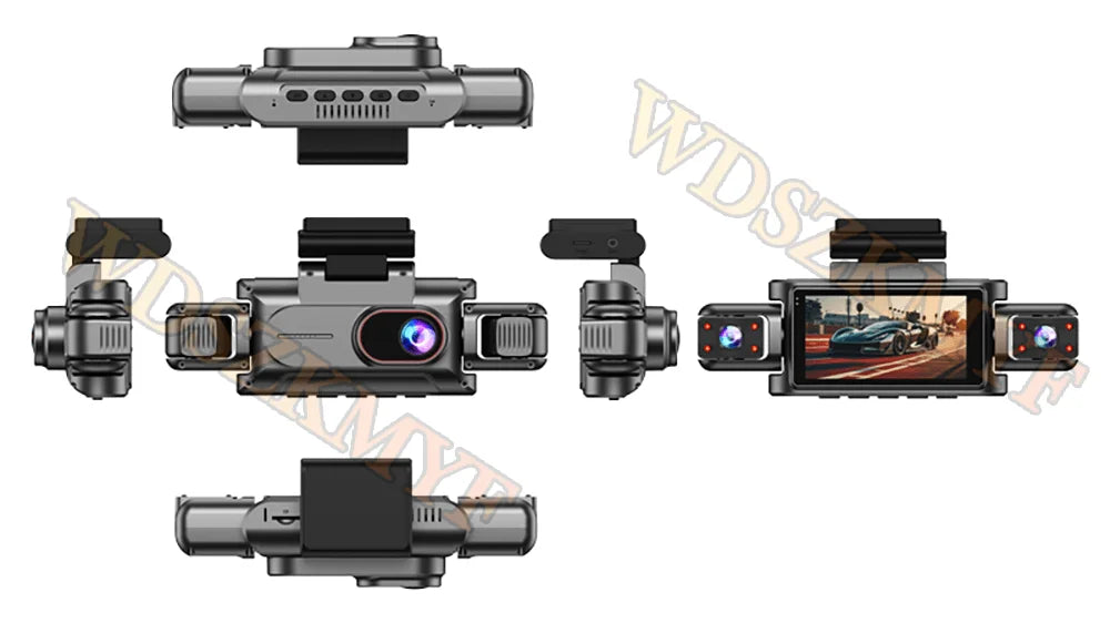 360° Car Camera 3/4Lens 1080P DashCam WIFI Car DVR Car recording Front Left right Rear View Camera Car Accessories 24H Hardware