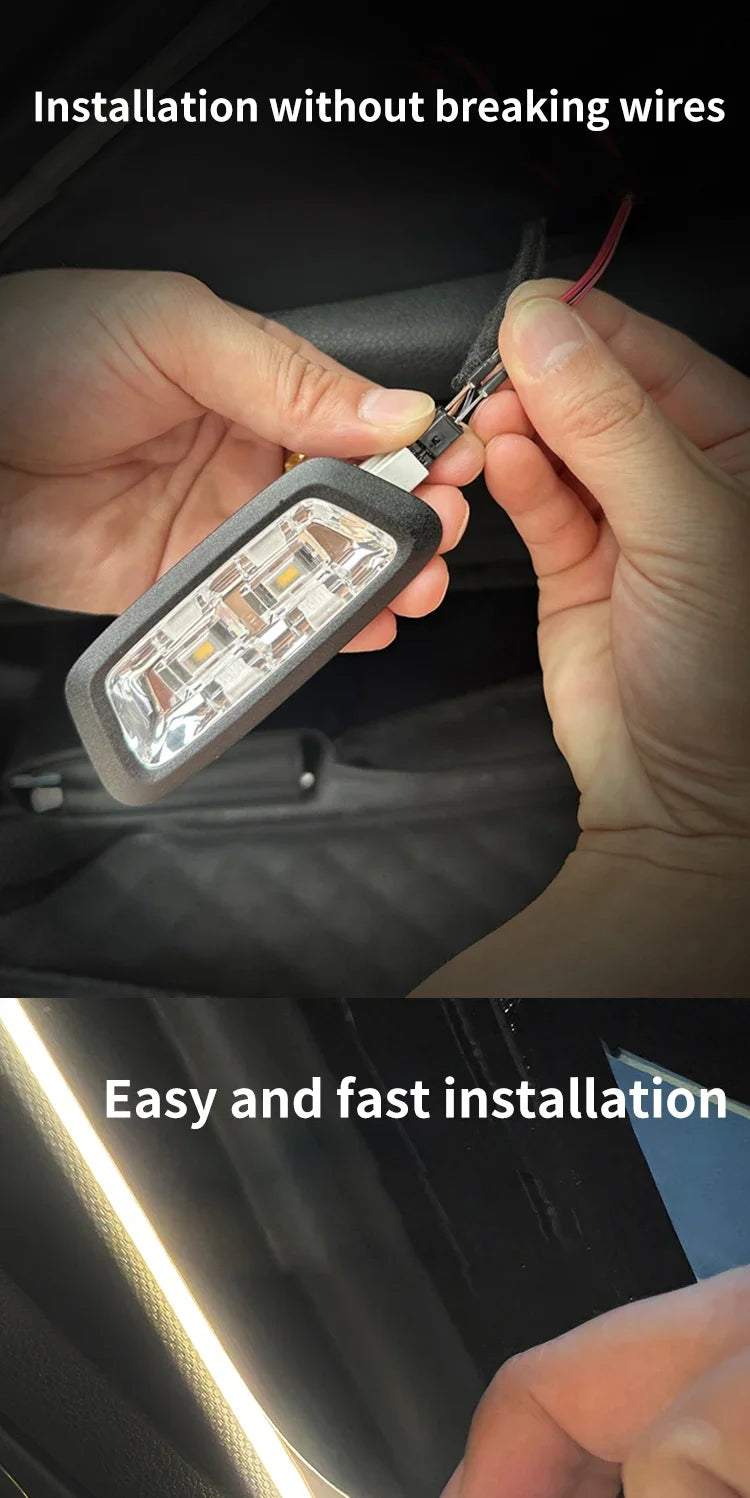 Car High Brightness Trunk Lighting Ambient Light Interior Decoration Led Wireless Automatic Sensing Tailgate Light Strip
